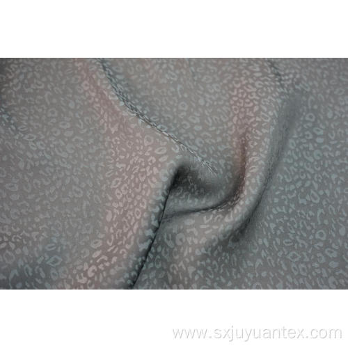 Polyester Sea Island Leopard Pattern Weaved Jacquard Fabric